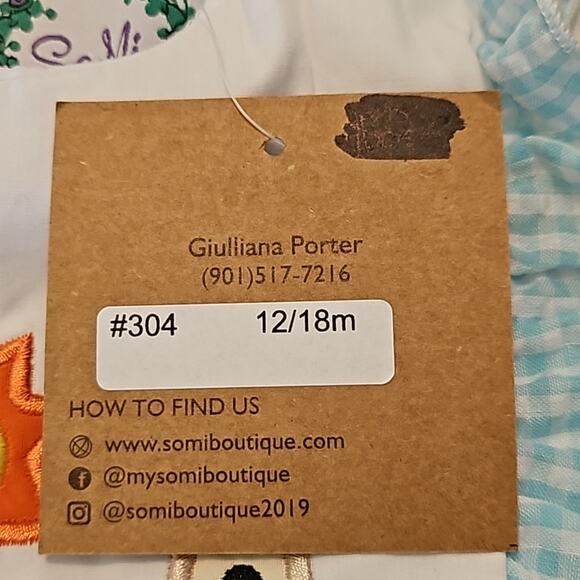 New gingham sunsuit ruffles 12-18 months - Picture 4 of 8